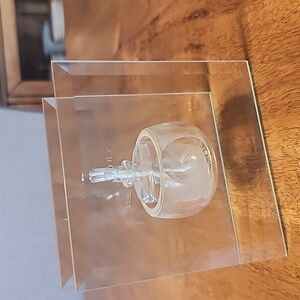Glass candle, oil decorative holder